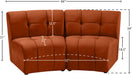 Limitless Velvet 2pc. Modular Sectional - Sterling House Interiors