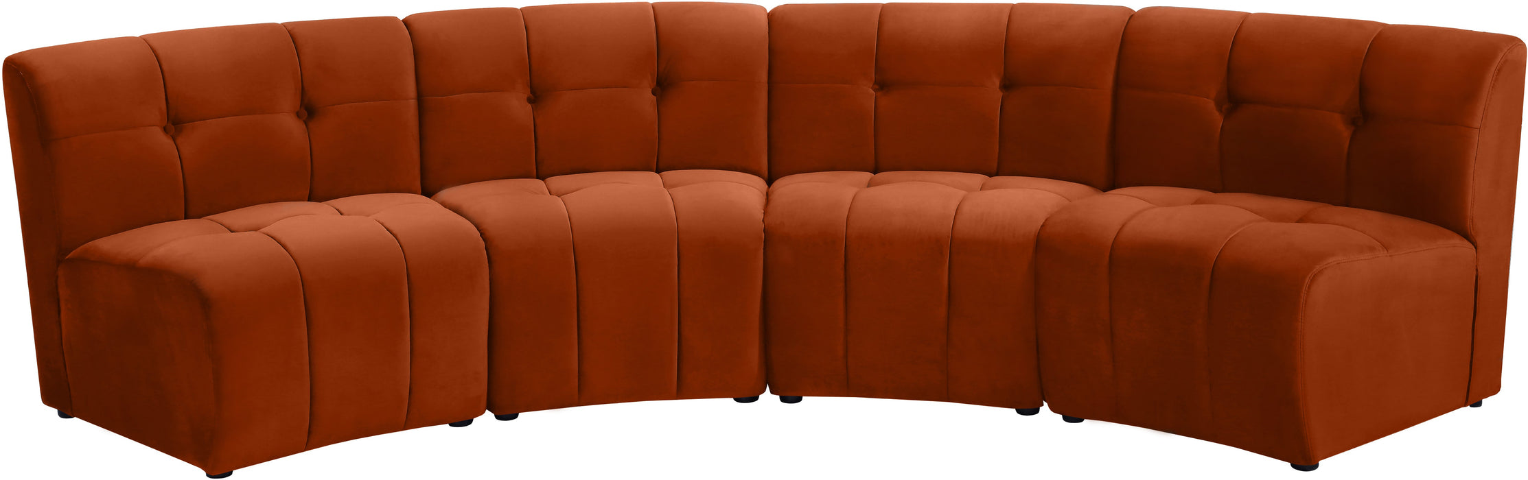 Limitless Velvet 4pc. Modular Sectional - Sterling House Interiors