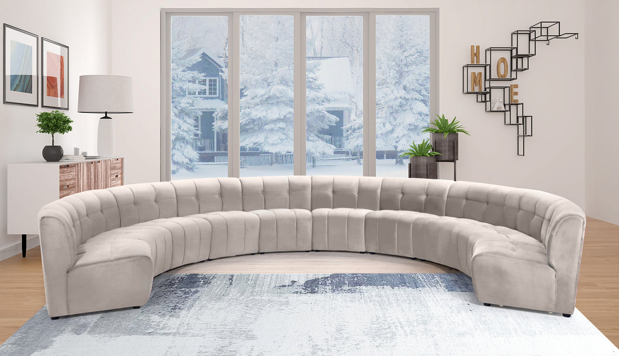 Limitless Velvet 10pc. Modular Sectional - Sterling House Interiors