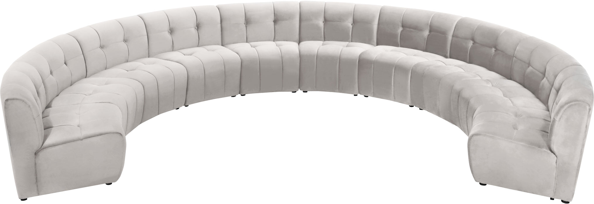 Limitless Velvet 10pc. Modular Sectional - Sterling House Interiors