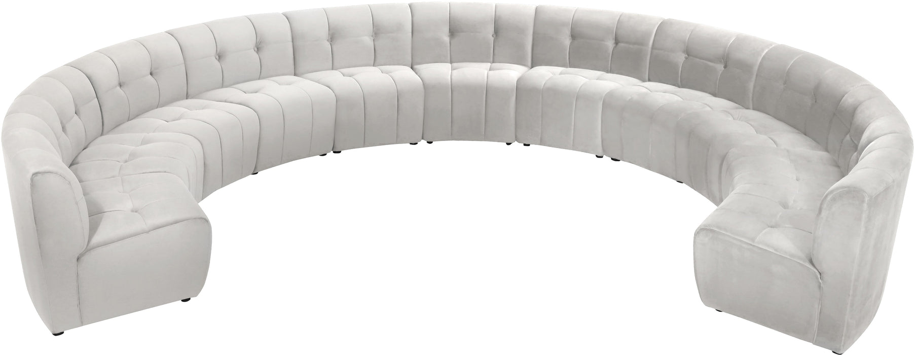 Limitless Velvet 11pc. Modular Sectional - Sterling House Interiors