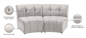Limitless Velvet 2pc. Modular Sectional - Sterling House Interiors