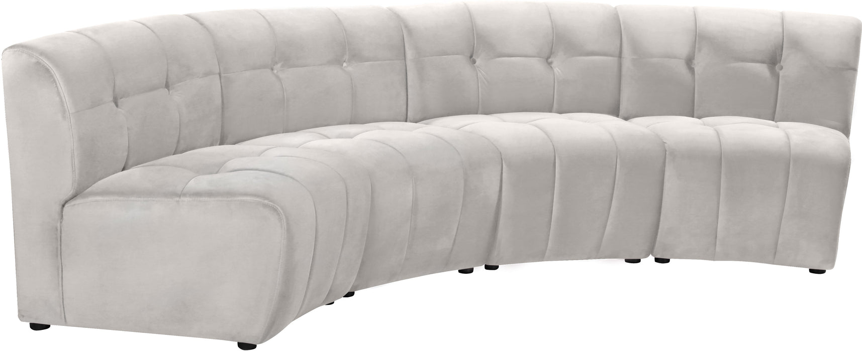 Limitless Velvet 4pc. Modular Sectional - Sterling House Interiors