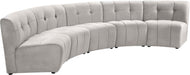 Limitless Velvet 5pc. Modular Sectional - Sterling House Interiors