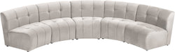 Limitless Velvet 5pc. Modular Sectional - Sterling House Interiors