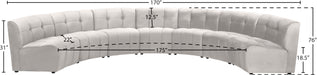 Limitless Velvet 7pc. Modular Sectional - Sterling House Interiors