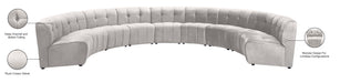 Limitless Velvet 9pc. Modular Sectional - Sterling House Interiors