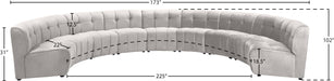 Limitless Velvet 9pc. Modular Sectional - Sterling House Interiors