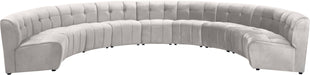 Limitless Velvet 9pc. Modular Sectional - Sterling House Interiors