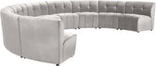 Limitless Velvet 9pc. Modular Sectional - Sterling House Interiors