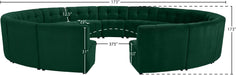 Limitless Velvet 15pc. Modular Sectional - Sterling House Interiors