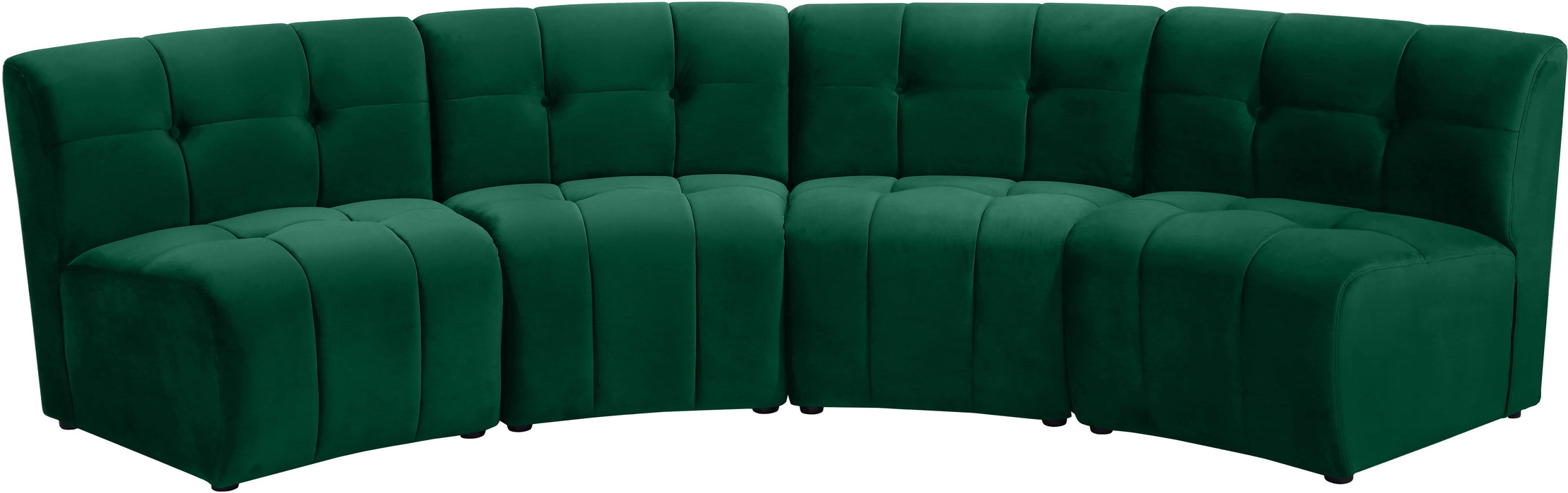 Limitless Velvet 4pc. Modular Sectional - Sterling House Interiors