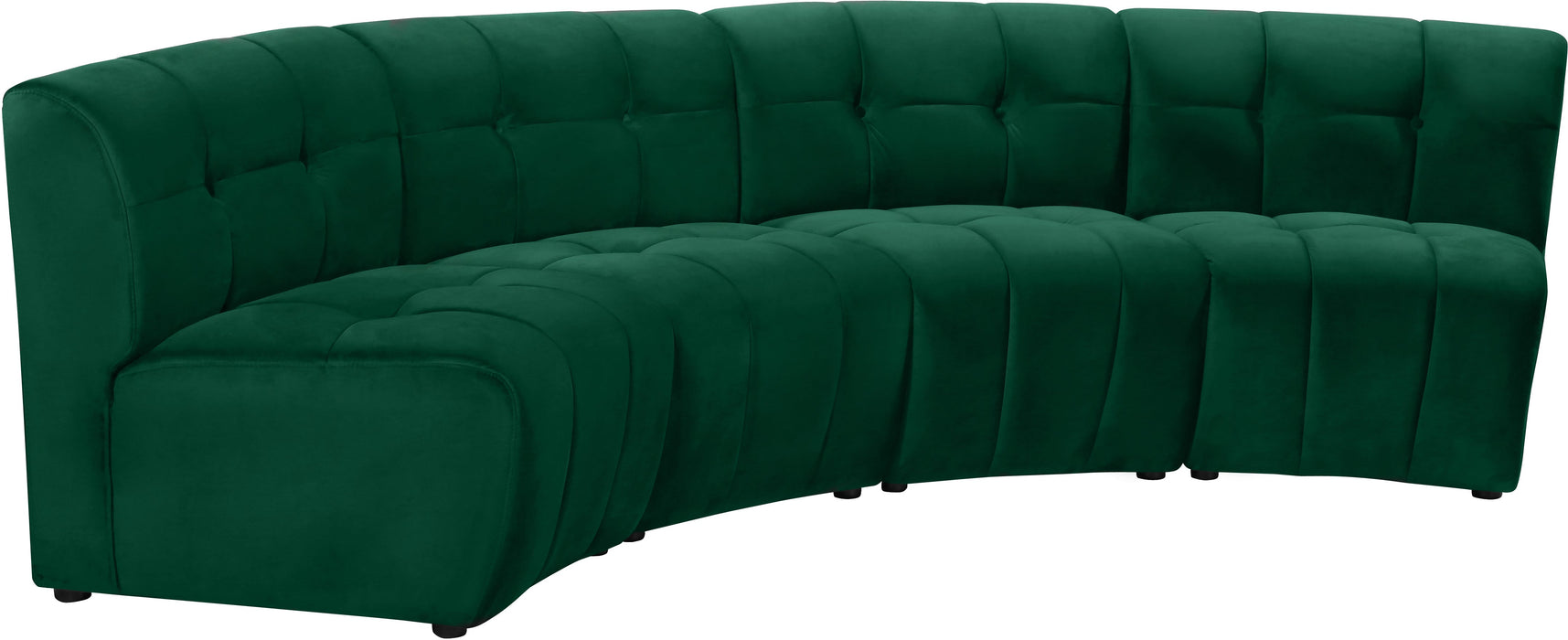 Limitless Velvet 4pc. Modular Sectional - Sterling House Interiors