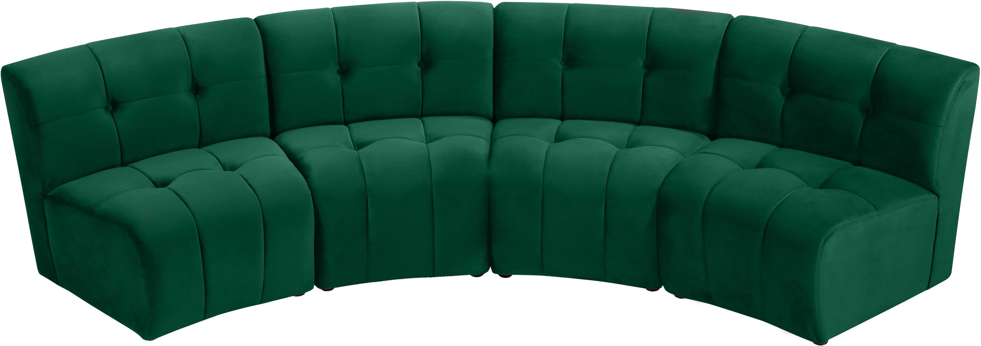 Limitless Velvet 4pc. Modular Sectional - Sterling House Interiors