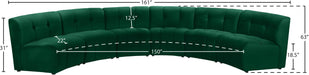 Limitless Velvet 6pc. Modular Sectional - Sterling House Interiors
