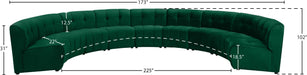 Limitless Velvet 9pc. Modular Sectional - Sterling House Interiors