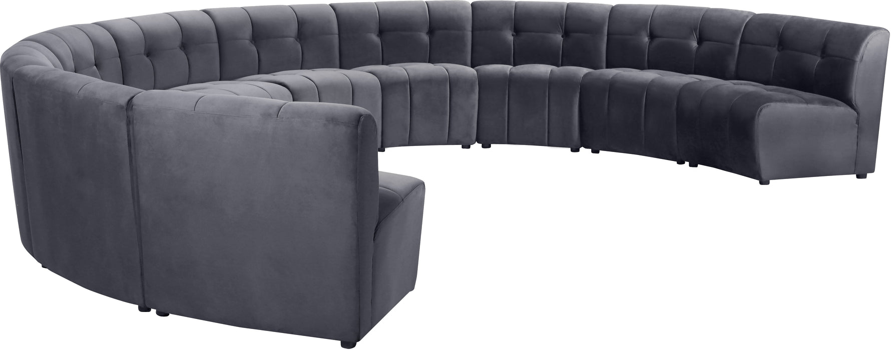 Limitless Velvet 10pc. Modular Sectional - Sterling House Interiors