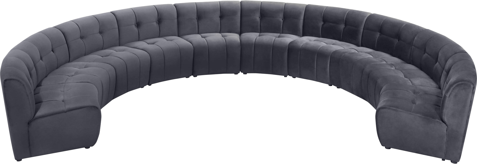 Limitless Velvet 10pc. Modular Sectional - Sterling House Interiors