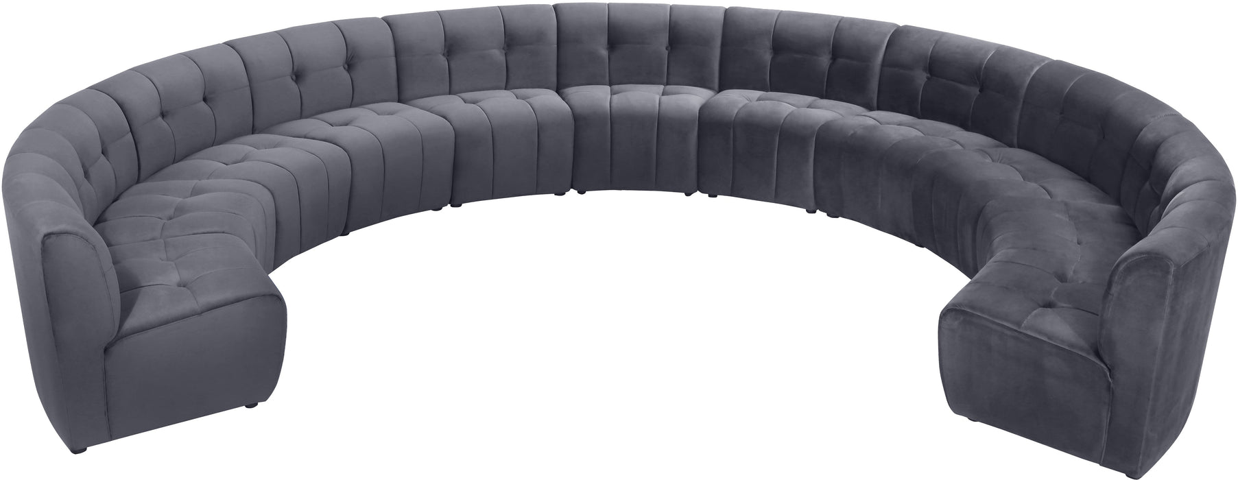 Limitless Velvet 11pc. Modular Sectional - Sterling House Interiors