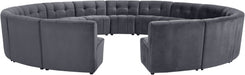 Limitless Velvet 15pc. Modular Sectional - Sterling House Interiors