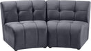 Limitless Velvet 2pc. Modular Sectional - Sterling House Interiors