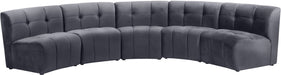 Limitless Velvet 5pc. Modular Sectional - Sterling House Interiors