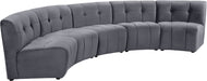 Limitless Velvet 5pc. Modular Sectional - Sterling House Interiors