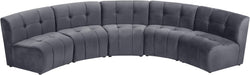 Limitless Velvet 5pc. Modular Sectional - Sterling House Interiors