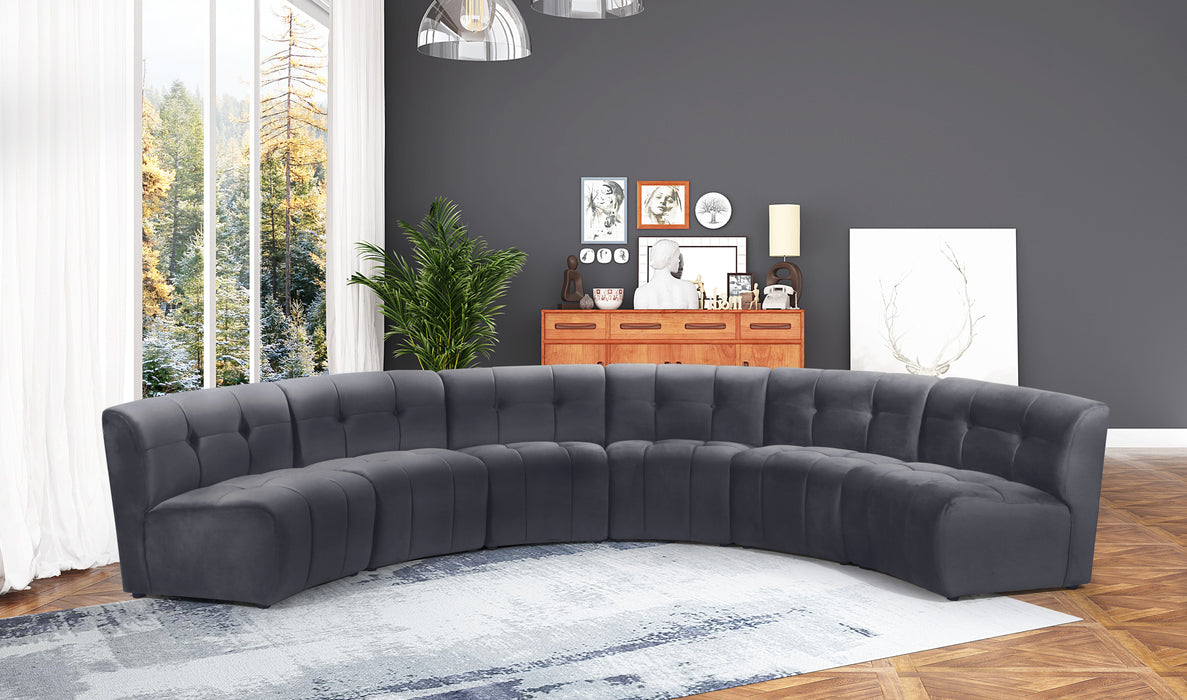 Limitless Velvet 6pc. Modular Sectional - Sterling House Interiors