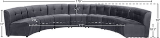 Limitless Velvet 7pc. Modular Sectional - Sterling House Interiors