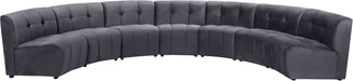 Limitless Velvet 7pc. Modular Sectional - Sterling House Interiors
