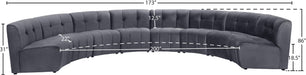 Limitless Velvet 8pc. Modular Sectional - Sterling House Interiors