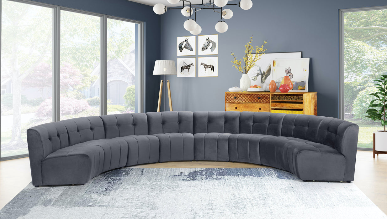 Limitless Velvet 8pc. Modular Sectional - Sterling House Interiors