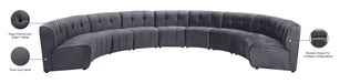 Limitless Velvet 9pc. Modular Sectional - Sterling House Interiors