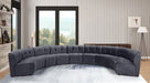 Limitless Velvet 9pc. Modular Sectional - Sterling House Interiors