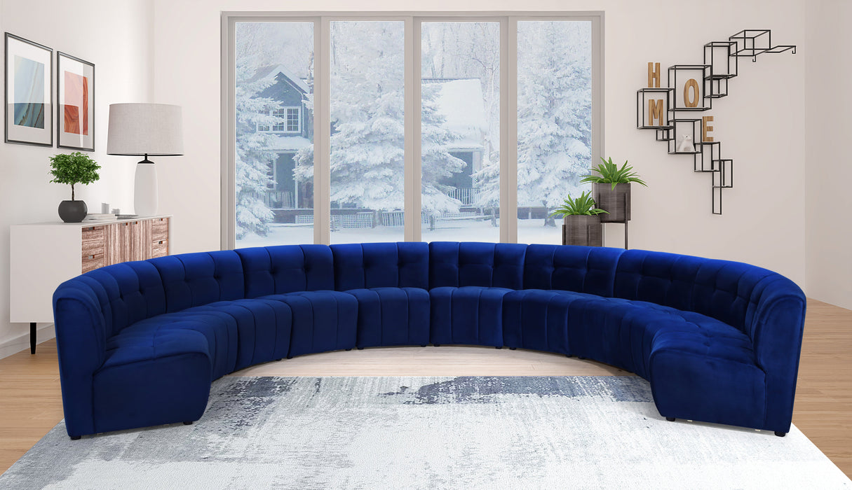 Limitless Velvet 10pc. Modular Sectional - Sterling House Interiors