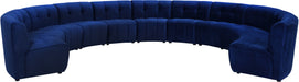 Limitless Velvet 11pc. Modular Sectional - Sterling House Interiors