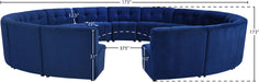 Limitless Velvet 15pc. Modular Sectional - Sterling House Interiors
