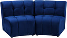 Limitless Velvet 2pc. Modular Sectional - Sterling House Interiors