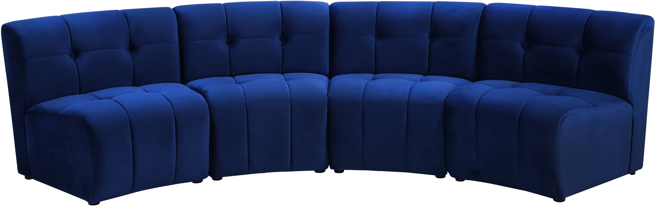 Limitless Velvet 4pc. Modular Sectional - Sterling House Interiors