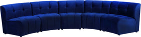 Limitless Velvet 5pc. Modular Sectional - Sterling House Interiors