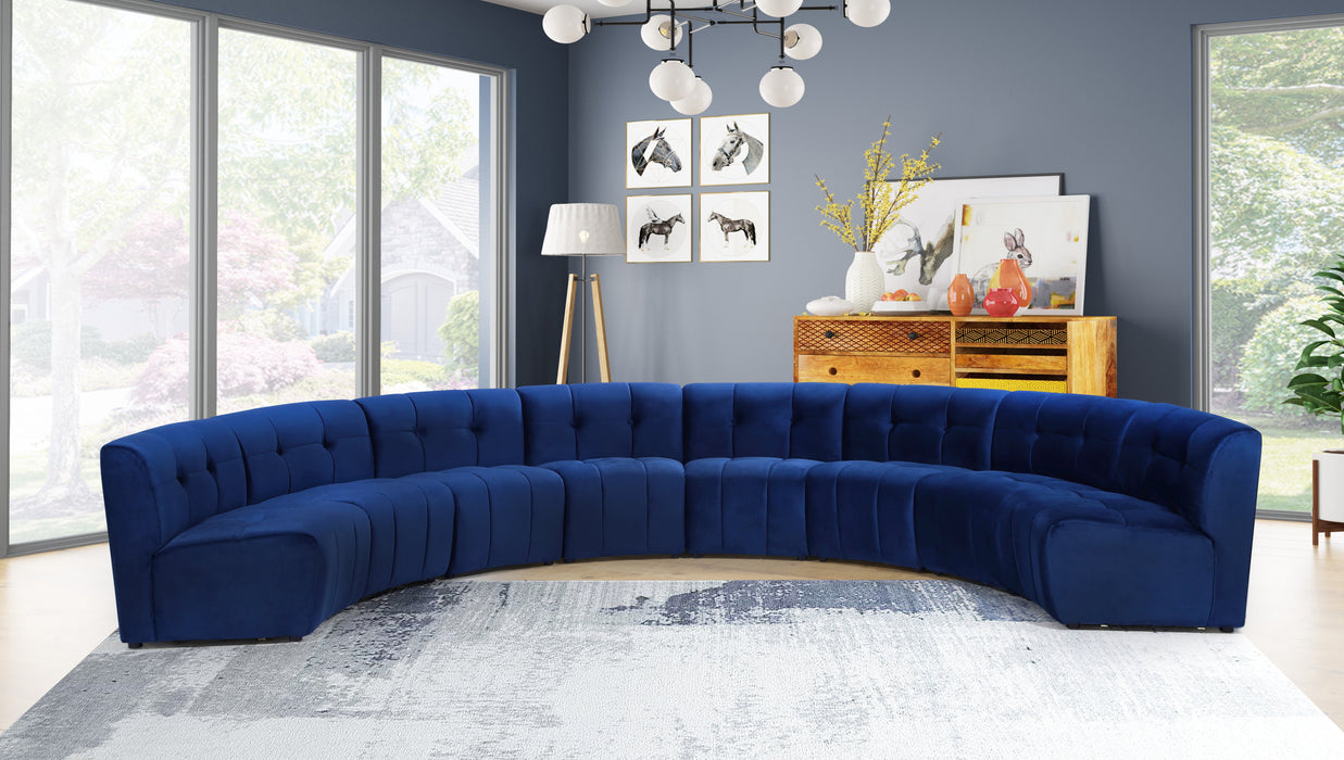 Limitless Velvet 8pc. Modular Sectional - Sterling House Interiors