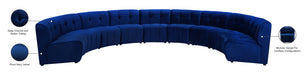 Limitless Velvet 9pc. Modular Sectional - Sterling House Interiors