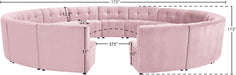 Limitless Velvet 15pc. Modular Sectional - Sterling House Interiors