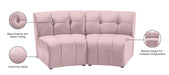 Limitless Velvet 2pc. Modular Sectional - Sterling House Interiors
