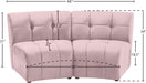 Limitless Velvet 2pc. Modular Sectional - Sterling House Interiors