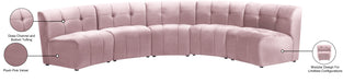 Limitless Velvet 5pc. Modular Sectional - Sterling House Interiors