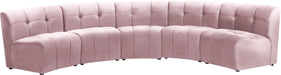 Limitless Velvet 5pc. Modular Sectional - Sterling House Interiors