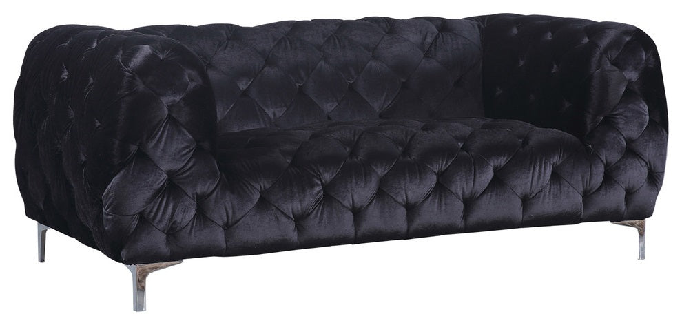 Mercer Velvet Loveseat - Sterling House Interiors