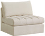 Jacob Velvet Armless - Sterling House Interiors
